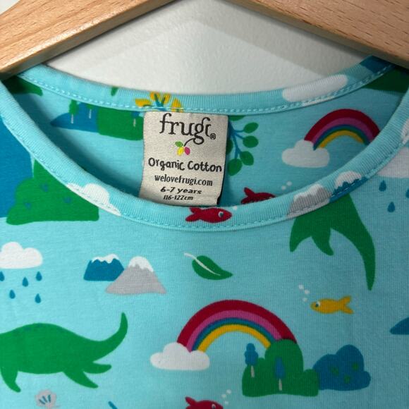 Frugi Dino Rainbow Dress - Picture 4 of 4